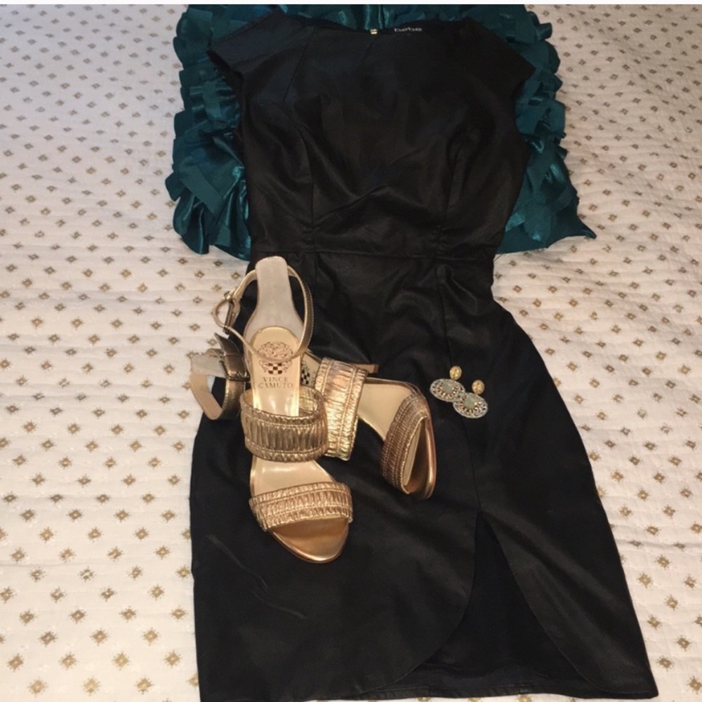 Bebe Faux Leather Dress